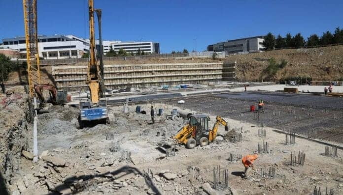 Umuttepe Kampüsü’nde cami ve otopark inşaatı %20 seviyesine ulaştı