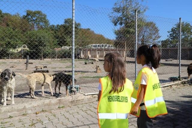 Minik yüreklerden can dostlarına anlamlı ziyaret