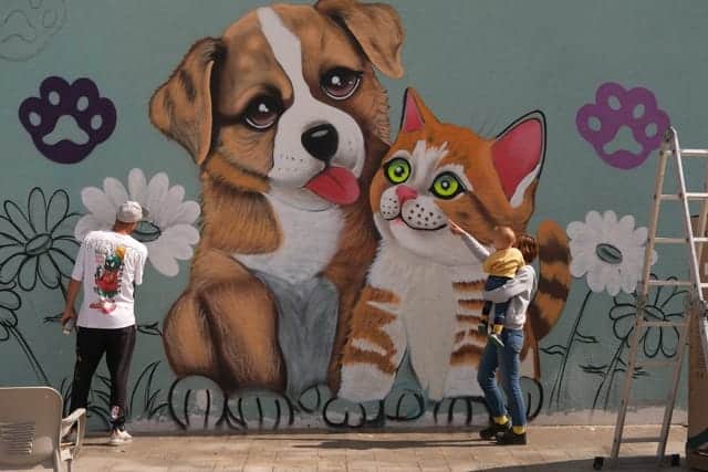 Doğal Yaşam Kampüsü’ne anlam katan grafiti sanatı