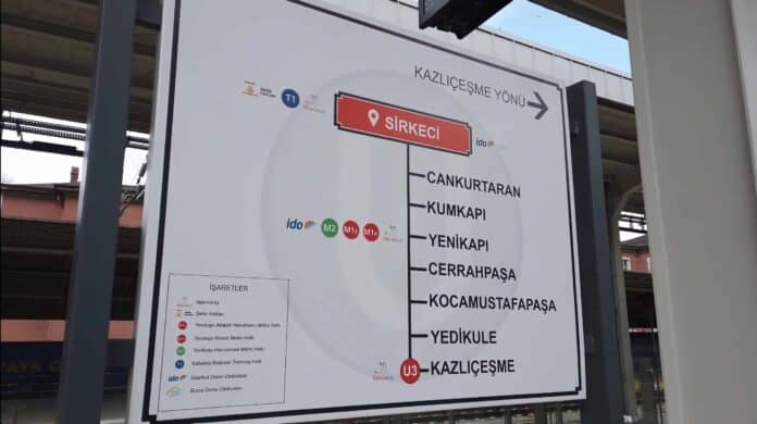 Sirkeci-Kazlıçeşme Raylı Sistemi İki Yılda 8 Milyon Yolcuya Hizmet Verdi