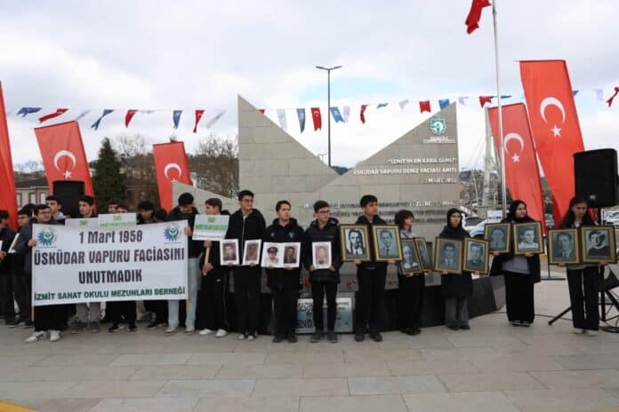 Üsküdar Vapuru Faciasının 68. Yılında 392 Kayıp İzmit'te Anıldı