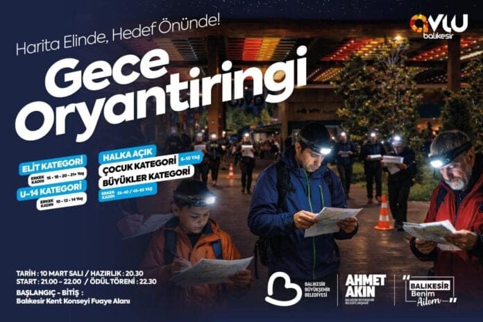 Büyükşehir, Balıkesir’i Oryantiring ile Bir Araya Getiriyor