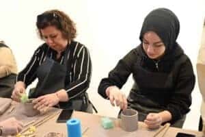 Bursa Büyükşehir Belediyesi'nden Ramazan Ayında Kadınlara Özel Seramik Atölyesi Etkinliği