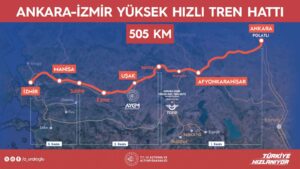 Ankara-İzmir Yüksek Hızlı Tren Hattı ile 11,5 Milyon Kişi Modern Demiryolu Konforuna Kavuşacak