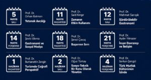 SUBÜ Turizm Fakültesi'nden Bölge Halkına Açık Bilim Kafe Eğitim Serisi Başlıyor