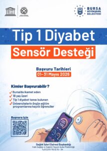 Bursa'da Tip 1 Diyabetli Üniversite Öğrencilerine Glikoz Sensörü Desteği Başvuruları Başladı